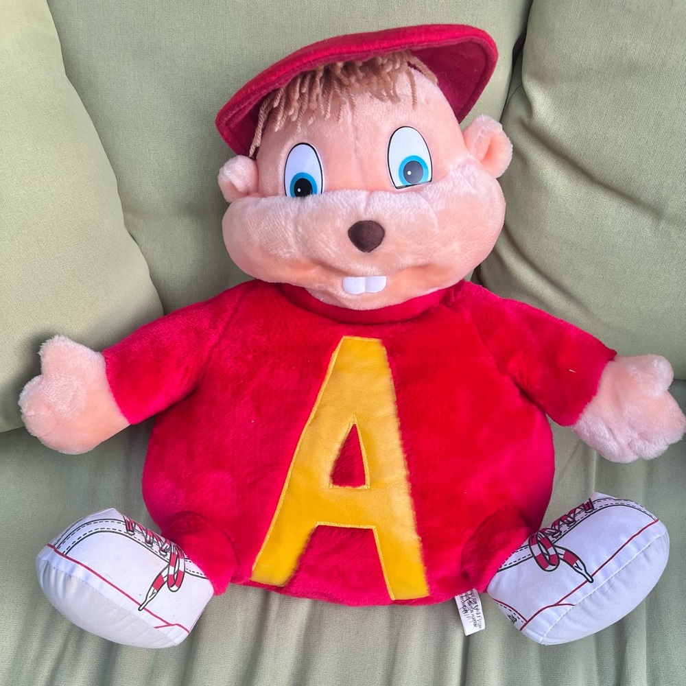 Vintage Alvin and the Chipmunks pillow pal plush